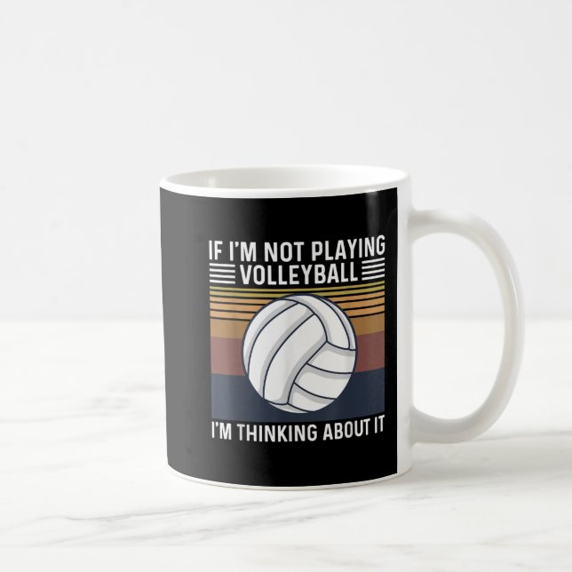 Volleyball Quote for a Volleyball Player  Coffee Mug (Right)