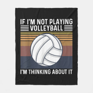 Volleyball Quote for a Volleyball Player  Fleece Blanket
