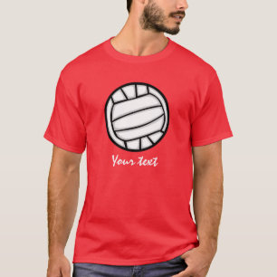 Volleyball; Red T-Shirt