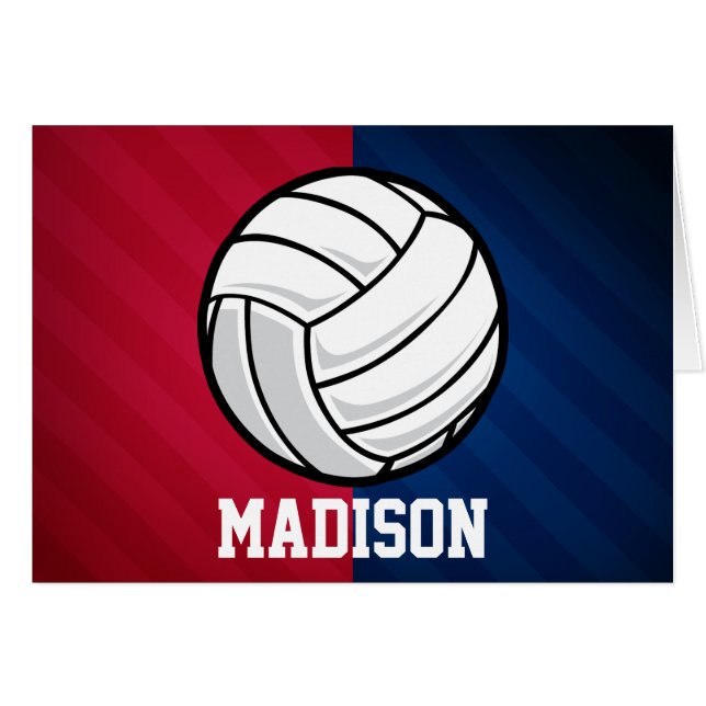 Volleyball; Red, White, and Blue (Front Horizontal)