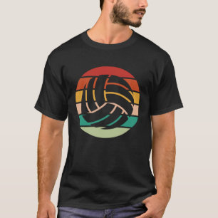 Volleyball Retro Sunset Volleyball T-Shirt