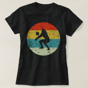 volleyball retro vintage silhouette 70s T-Shirt