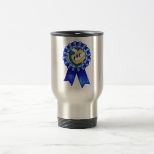 Volleyball Ribbons 1st Travel Mug
