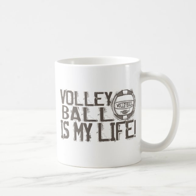 Volleyball Rocks Coffee Mug (Right)