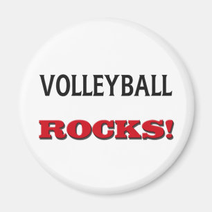 Volleyball Rocks Magnet