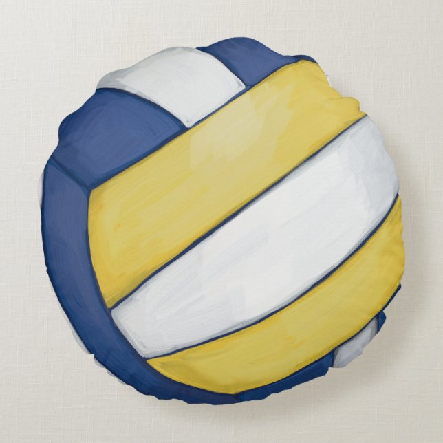 Volleyball Round Cushion (Back)
