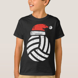 Volleyball Santa Hat Christmas Xmas Sport Player C T-Shirt