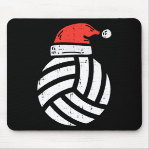 Volleyball Santa Hat Christmas Xmas Sports Player  Mouse Mat