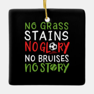Volleyball Saying Ceramic Ornament