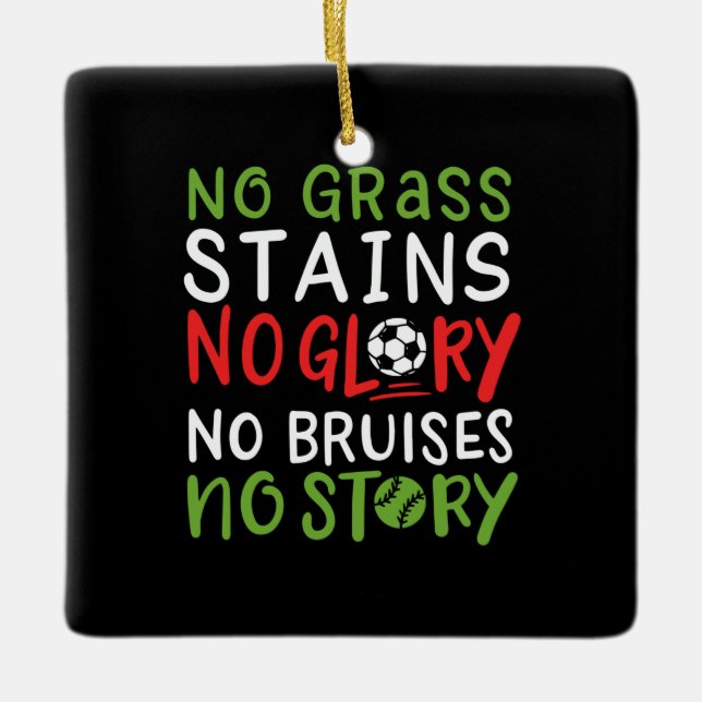 Volleyball Saying Ceramic Ornament (Front)