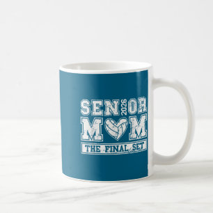 Volleyball Senior Mom Class 2026 Graphic Art Coffee Mug