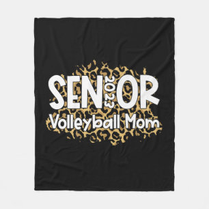 Volleyball Senior Mum Volleyball Mum Graduation A Fleece Blanket