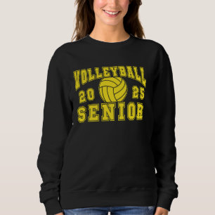 Volleyball Senior Night Volleyball Senior 2025 Gra Sweatshirt