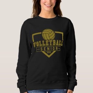 Volleyball Senior Night Volleyball Senior 2025 Gra Sweatshirt