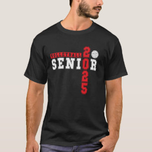 Volleyball Senior Night Volleyball Senior 2025 Gra T-Shirt