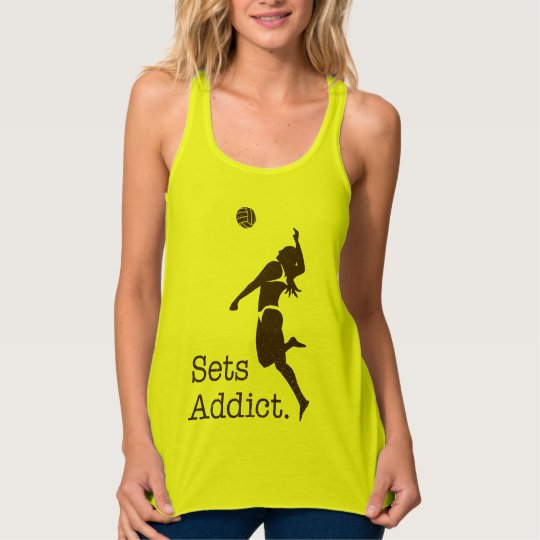 Volleyball Sets Addict Tank Top