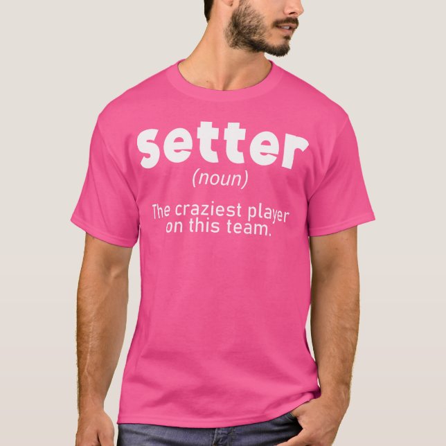 Volleyball Setter n Girls Coaches Volleyball Playe T-Shirt (Front)