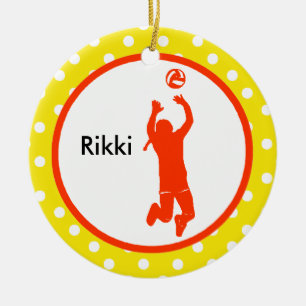 Volleyball Setter Ornament Personalise