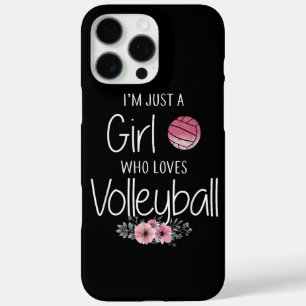 Volleyball Shirt For Girls Teens Women Cute iPhone 16 Pro Max Case