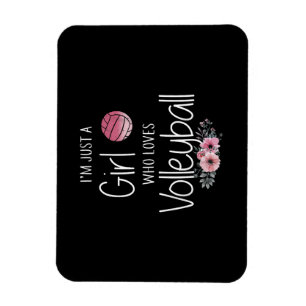 Volleyball Shirt For Girls Teens Women Cute Magnet