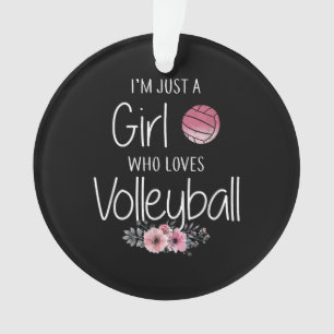 Volleyball Shirt For Girls Teens Women Cute Ornament