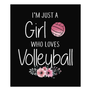 Volleyball Shirt For Girls Teens Women Cute Photo Print