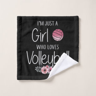 Volleyball Shirt For Girls Teens Women Cute Wash Cloth