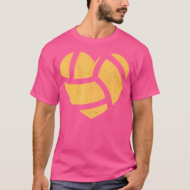 Volleyball Shirt Volleyball Heartbeat Player Gift (Front)