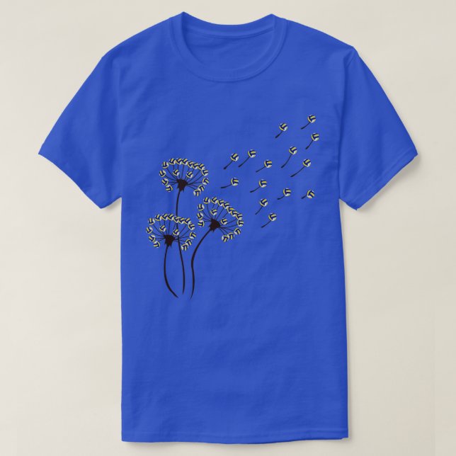 Volleyball Shirt Volleyball Player Dandelion Volle (Design Front)