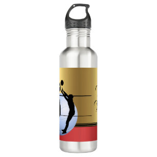 Volleyball Silhouetted Players Ball personalize 710 Ml Water Bottle