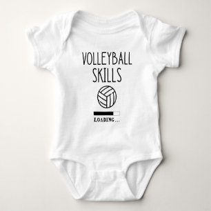 Volleyball Skills Loading - Volleyball Baby Bodysuit
