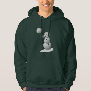 Volleyball Snowman Hoodie