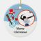 Volleyball Snowman Team/Player Photo Ornament