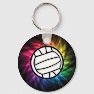 Volleyball; Spectrum Key Ring