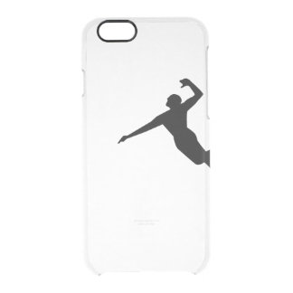 Volleyball Spike Silhouette iPhone Clear Case