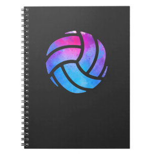Volleyball Sport Fitness Gift Notebook