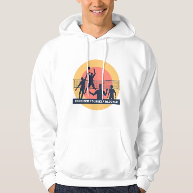  Volleyball Sport Hoodie (Front)
