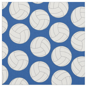 Volleyball Sports Blue Fabric
