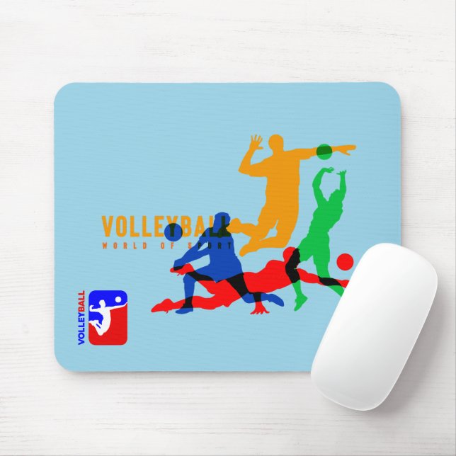 Volleyball Sports | Mouse Pad (With Mouse)