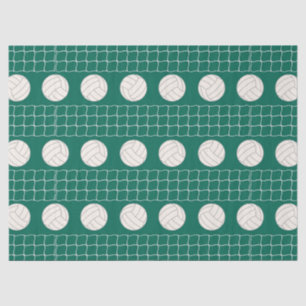 Volleyball sports pattern party tissue paper