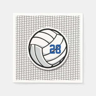 Volleyball Sports Team Number Colours Fun Napkin