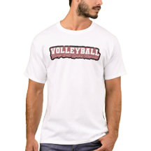 Volleyball T-Shirt Customisable Colours