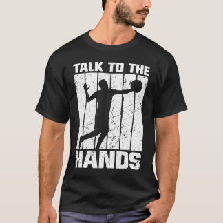 Volleyball Talk To The Hands Retro Vintage 2 T-Shirt