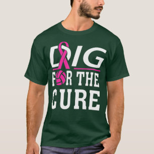 Volleyball Team Breast Cancer Awareness  T-Shirt