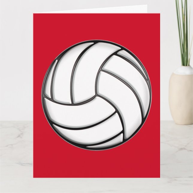 Volleyball Team Get Well Soon Teammate or Coach Card (Front)