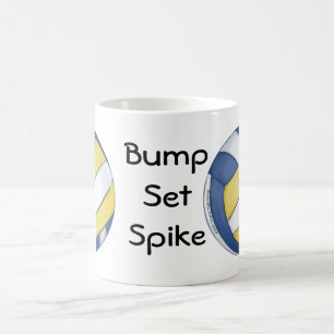 Volleyball Team Name and Number Coffee Mug