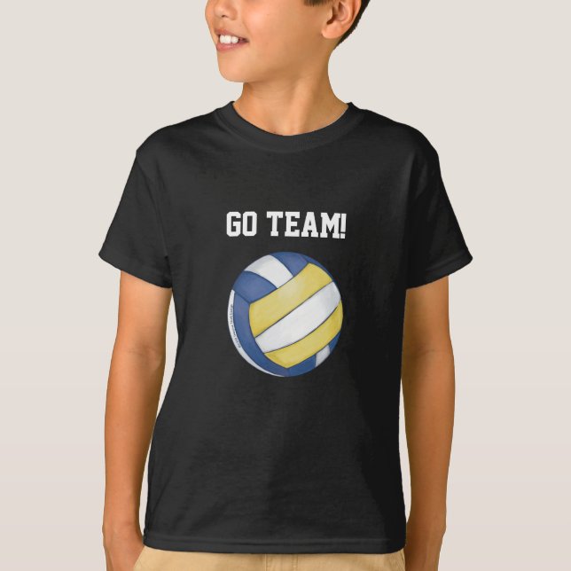 Volleyball Team Name and Number T-Shirt (Front)