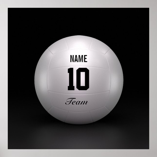 Volleyball Team Poster (Front)
