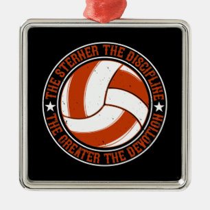 Volleyball - The Sterner The Discipline Metal Tree Decoration