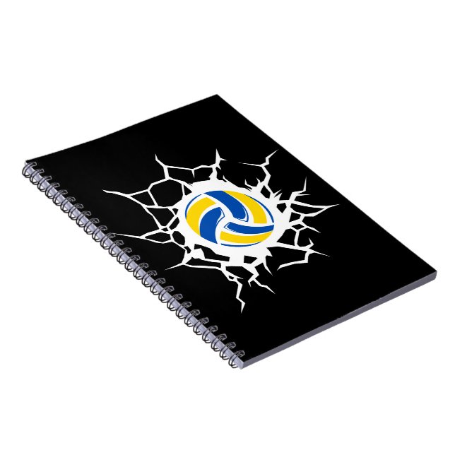 Volleyball Themed Notebook (Right Side)